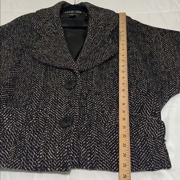 Vintage Casa De Lana Women's 100% Wool Jacket size 8 - Picture 3 of 8
